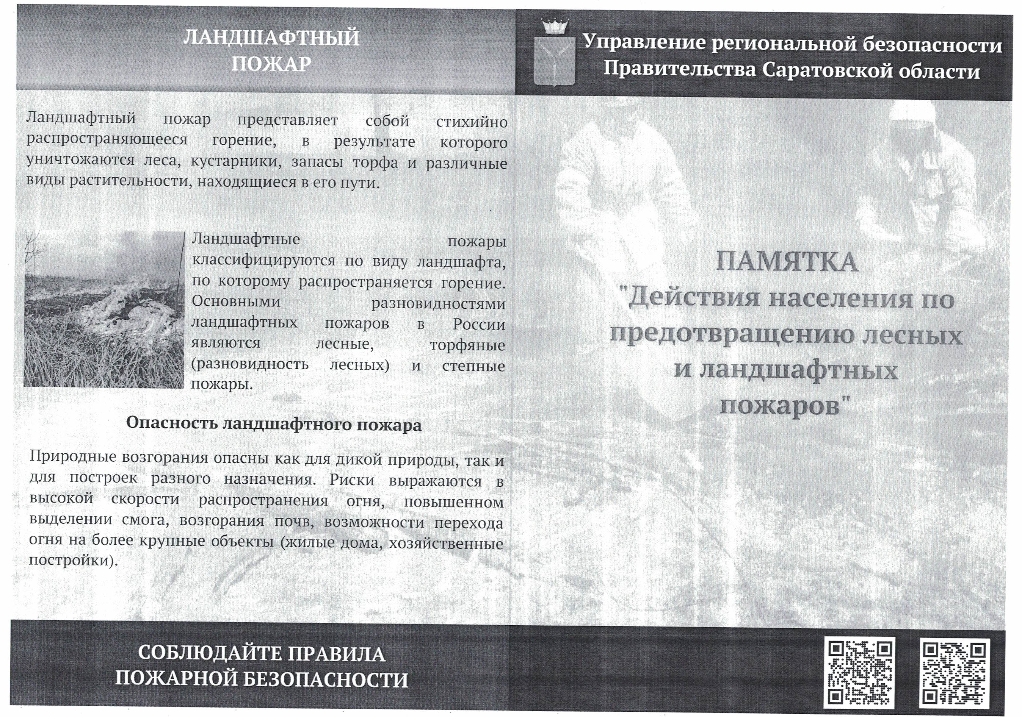 Ландшафтные  пожары.