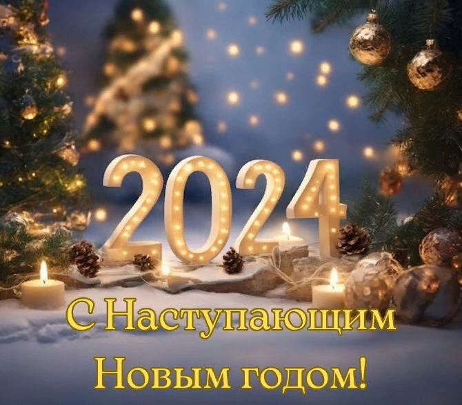 С НАСТУПАЮЩИМ НОВЫМ 2024 ГОДОМ!.